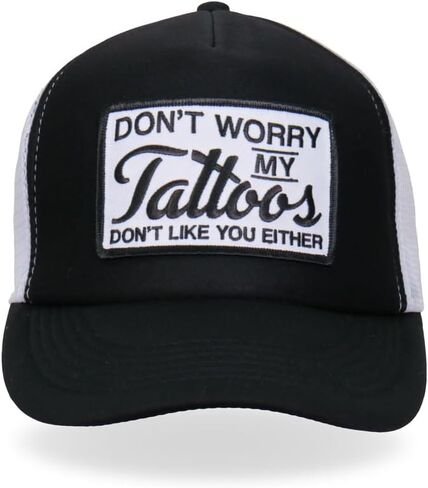 Milwaukee Leather Adjustable Snap Curved Trucker Baseball Cap with Embroidery Pacth On Front MPAHXX in Saudi Arabia