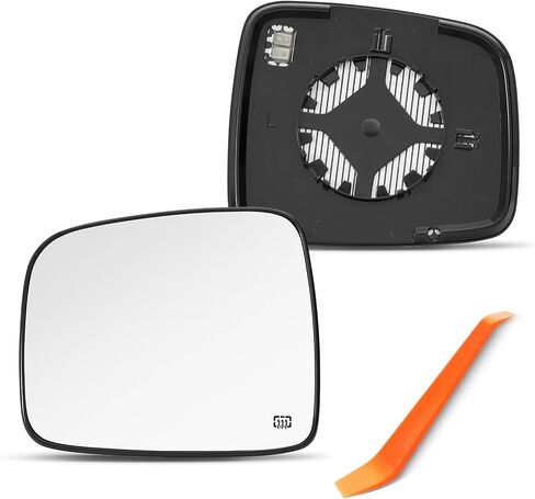 Compatible with Jeep Liberty Driver Side Mirror, 2002 2003 2004 2005 2006 2007, Replacement for Jeep KJ Left Side Mirrors Glass, Heated in Kuwait