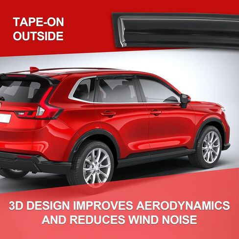 شريط على نافذة واقي المطر لهوندا CR-V LX EX EX-L Sport Hybrid Sport Touring 2023 2024 2025 2026 in Saudi Arabia