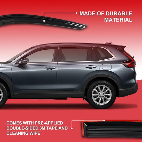 شريط على نافذة واقي المطر لهوندا CR-V LX EX EX-L Sport Hybrid Sport Touring 2023 2024 2025 2026 in Saudi Arabia