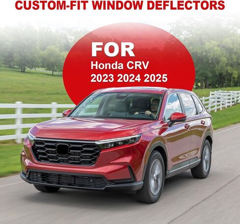 شريط على نافذة واقي المطر لهوندا CR-V LX EX EX-L Sport Hybrid Sport Touring 2023 2024 2025 2026 in Saudi Arabia
