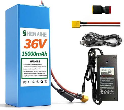 36V 15 Ah Lithium Battery Pack, Equipped with a 30A Battery Management System, can be Used as a Lithium-ion Substitute Battery in Saudi Arabia