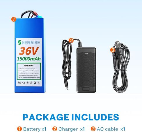 36V 15 Ah Lithium Battery Pack, Equipped with a 30A Battery Management System, can be Used as a Lithium-ion Substitute Battery in Saudi Arabia