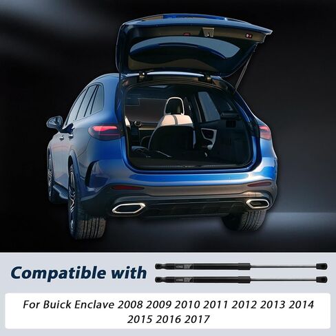 Rear Tailgate Trunk Lift Supports for Buick Enclave 2008 2009 2010 2011 2012 2013 2014 2015 2016 2017 Gas Shock Struts (2PC Set) Replaces 6165 SG230114 in Kuwait