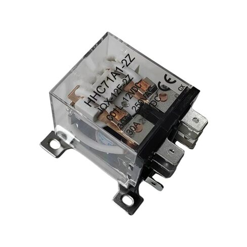2pcs JQX-12F-2Z High Power Relay DC 12V 30A 8Pins DPDT 2NO+2NC in Saudi Arabia