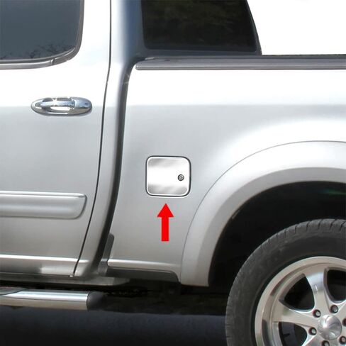 Made In USA! Compatible with 1998-2002 Toyota Tundra Gas Cap Chrome Stainless Steel Fuel Cover in Saudi Arabia
