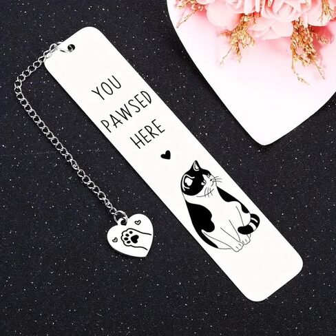 Elegant Metal Bookmark Reading Page Mark – Stylish Book Clip Pendant for Stationery Lovers in Saudi Arabia