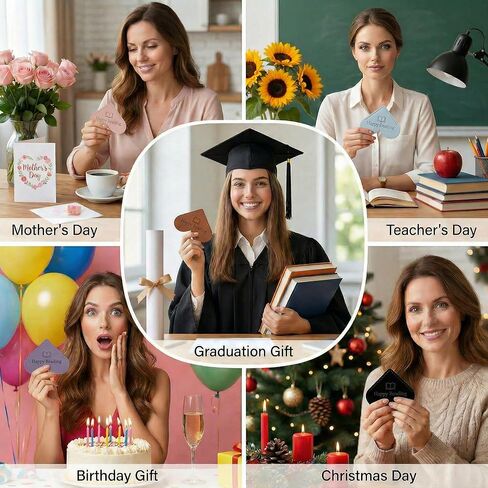 Leather Heart Bookmarks for Women - 6 Pcs Happy Reading Corner Page Bookmarks, Cute Book Marks, Personalized Graduation Giffs for Her, Teacher Appreciation, Book Lovers, Perfect Reading Gifts in Saudi Arabia