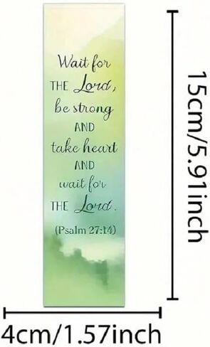 30PCS Christian Watercolor Bookmarks Set - Inspirational Bible Verse Quotes, Religious for Believers, Scripture Journal Supplies in Saudi Arabia