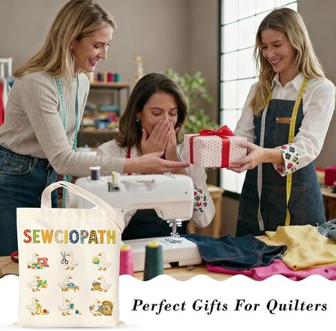 هدايا حقيبة الخياطة لللحاف - هدايا الخياطة لمحبي الخياطة النساء، حقائب مبطنة للنساء من حرفيي الخياطة، هدايا الخياطة هدية ماكرة للمرأة والأم والجدة وعيد ميلاد الأم in Kuwait