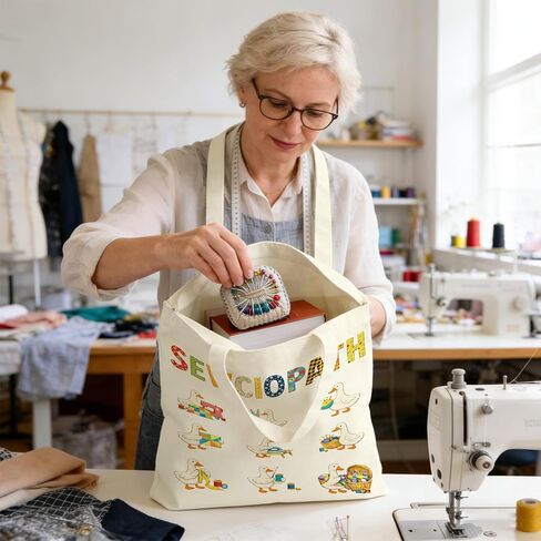 هدايا حقيبة الخياطة لللحاف - هدايا الخياطة لمحبي الخياطة النساء، حقائب مبطنة للنساء من حرفيي الخياطة، هدايا الخياطة هدية ماكرة للمرأة والأم والجدة وعيد ميلاد الأم in Kuwait