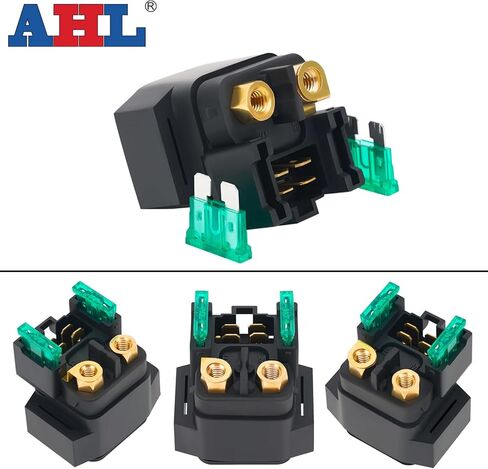 AHL Motorcycle Starter Solenoid Relay Compatible with Yamaha Bruin 350 YFM350 2004 2005 2006 ATV/Grizzly 350 YFM350 2007 2008 2009 ATV/Wolverine 350 YFM350 1995 YFM35RW 2007 ATV in Saudi Arabia