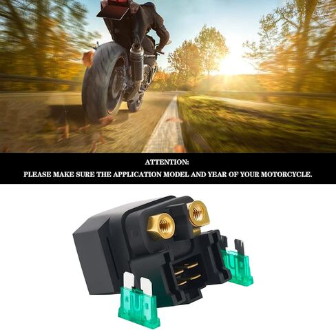 AHL Motorcycle Starter Solenoid Relay Compatible with Yamaha Bruin 350 YFM350 2004 2005 2006 ATV/Grizzly 350 YFM350 2007 2008 2009 ATV/Wolverine 350 YFM350 1995 YFM35RW 2007 ATV in Saudi Arabia
