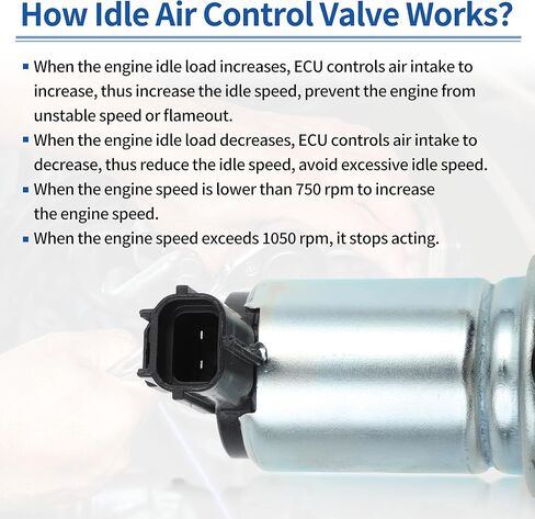 Idle Air Control Valve for Ford for Mustang 1996-2001 Fuel Injection Idle Air Control Valve W/Gasket for Mercury Cougar 1996-1997 No.F6AZ9F715EA/F6AE9F715EB in Saudi Arabia