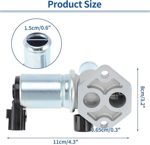 Idle Air Control Valve for Ford for Mustang 1996-2001 Fuel Injection Idle Air Control Valve W/Gasket for Mercury Cougar 1996-1997 No.F6AZ9F715EA/F6AE9F715EB in Saudi Arabia