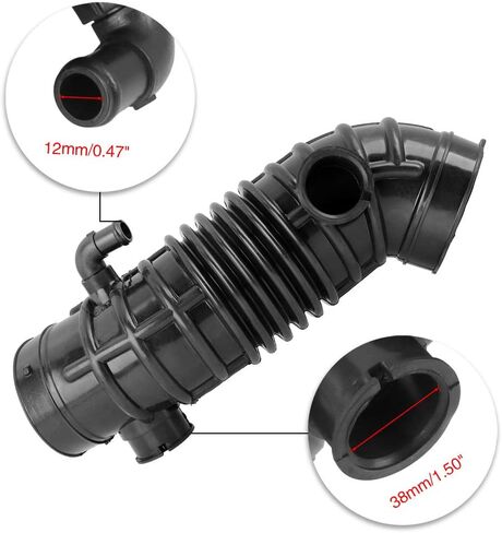 خرطوم دخول الهواء محرك السيارة مآخذ الهواء خرطوم فلتر الهواء أنبوب مموج 28138-4D200 281384D200 / يصلح لكيا سيدونا 2006-2009 ملحقات خرطوم سحب فلتر الهواء المرن in Kuwait