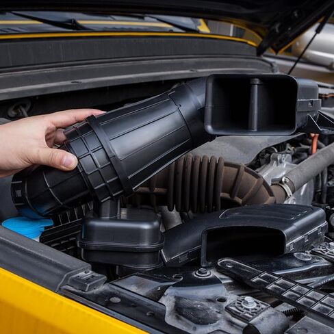 Air Intake Hose/Fit For Great Wall Tank 300 TANK 300 Cyclone Air Inlet Integrated Air Filter Intake Pipe Assembly Original Parts Flexible Air Filter Intake Hose in Kuwait