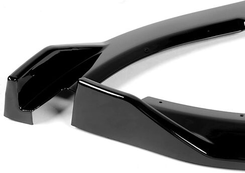 Front Bumper Lip fit for Compatible with 2010-2013 Volkswagen Golf MK6 GTI Model Only, Front Bumper Lip Spoiler Air Chin Body Kit Splitter Painted Glossy Black ABS, 2011 2012 (Sport-Style) in Kuwait