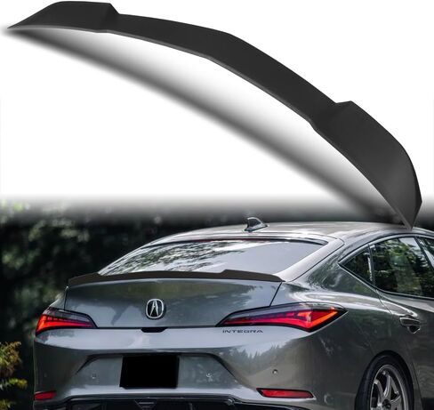 Stay-Tuned، W-Power ABS غطاء صندوق السيارة الخلفي Duckbill Spoiler Wing متوافق مع 2023-2026 Acura Integra، الملحقات الخارجية، قطع غيار طقم هيكل السيارة (أبيض لؤلؤي) in Kuwait