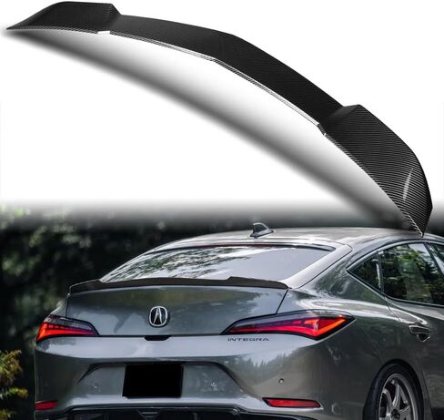 Stay-Tuned، W-Power ABS غطاء صندوق السيارة الخلفي Duckbill Spoiler Wing متوافق مع 2023-2026 Acura Integra، الملحقات الخارجية، قطع غيار طقم هيكل السيارة (أبيض لؤلؤي) in Kuwait