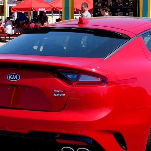 W-POWER, Rear Window Roof Spoiler Compatible with 2018-2023 Kia Stinger, 2019 2020 2021 2022, ABS Rear Roof Visor Spoiler in Saudi Arabia