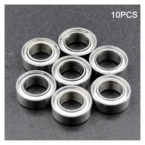 10pcs MR74 ZZ 4 * 7 * 2.5mm Miniature Bearings MR74 2Z Inner Diameter 4mm Ball Bearings in Saudi Arabia