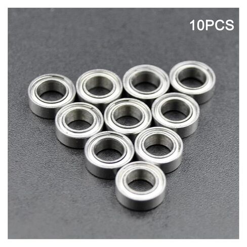 10pcs MR74 ZZ 4 * 7 * 2.5mm Miniature Bearings MR74 2Z Inner Diameter 4mm Ball Bearings in Saudi Arabia