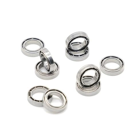 10PCS SMR117W2.5 Bearings ABEC-7 7x11x2.5mm Stainless Steel Miniature Open Ball Bearings in Saudi Arabia