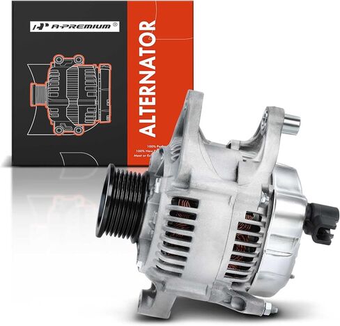 A-Premium Alternator Compatible with Jeep Grand Cherokee & Dodge Ram 1500 2500 3500 4000, Durango, Dakota, B1500, 12V 90A Clockwise 7-Groove Pulley, Replace# 13354N7G1, 56027912, 1210003470 in Saudi Arabia