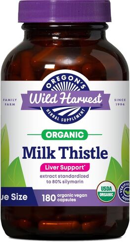Oregons Wild Harvest Milk Thistle -Organic - 90 caps in Saudi Arabia