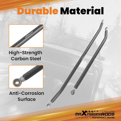 مجموعة التوجيه المتقاطعة من maxpeedingrods لسيارة جيب شيروكي XJ Wrangler TJ LJ ZJ MJ، لتعليق مرفوع 2.5 بوصة أو أكثر، قضيب ربط سحب in Kuwait