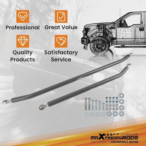 مجموعة التوجيه المتقاطعة من maxpeedingrods لسيارة جيب شيروكي XJ Wrangler TJ LJ ZJ MJ، لتعليق مرفوع 2.5 بوصة أو أكثر، قضيب ربط سحب in Kuwait