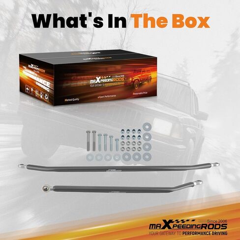 مجموعة التوجيه المتقاطعة من maxpeedingrods لسيارة جيب شيروكي XJ Wrangler TJ LJ ZJ MJ، لتعليق مرفوع 2.5 بوصة أو أكثر، قضيب ربط سحب in Kuwait