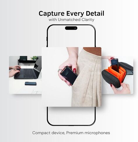 مسجل صوت ذكي سعة 128 جيجابايت، ومسجل النسخ بالذكاء الاصطناعي، وملخص الذكاء الاصطناعي الذكي، ووظيفة تحويل الصوت إلى نص، وتقليل الضوضاء، والصوت، وجهاز تسجيل للاجتماعات والمحاضرة والمقابلة. in Kuwait