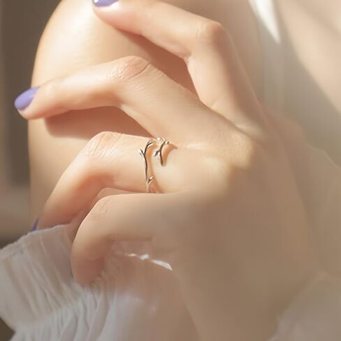 Simple Elegant Adjustable Open Personality Ring for Women and Men Parties Vacations Banquets Weddings Daily Casual Wear Versatile Jewelry in Saudi Arabia