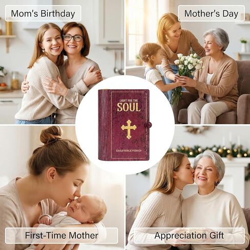 Christian Bible Verse Gift Box - 150 Color-Coded Scripture Cards for Anxiety, Grief and Encouragement - Wooden Keepsake Box, Religious Easter Birthday Christmas Gifts for Women in Saudi Arabia