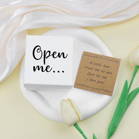 هدية I Love You Gift، هدية علبة الثقاب على شكل دب لصديقك وصديقتك وأصدقائك وعائلتك في عيد الحب لمسافات طويلة (بني) in Kuwait