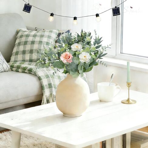 150 قطعة من 4 أنواع من سيقان الأوكالبتوس الخضراء المختلطة، وزهور نفس الطفل الصناعية والسيقان الخضراء لباقات الزفاف المنزلية وديكور الأزهار in Kuwait