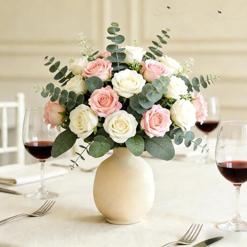 150 قطعة من 4 أنواع من سيقان الأوكالبتوس الخضراء المختلطة، وزهور نفس الطفل الصناعية والسيقان الخضراء لباقات الزفاف المنزلية وديكور الأزهار in Kuwait