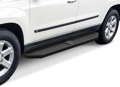 Tuxtreme 6-inch (Black Stainless Steel Flat Style) Running Boards Side Bars Side Steps Compatible with Chevy Traverse 2007-2017 & Buick Enclave 2007-2009 (Exclude Denali) in Kuwait