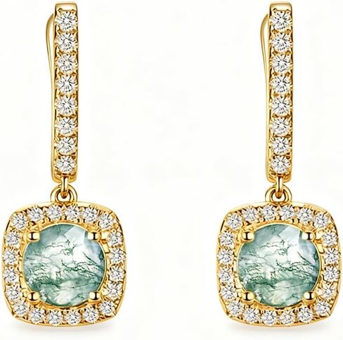 Gorgeous Women Wedding Earrings with Brilliant Cubic Zirconia in Saudi Arabia