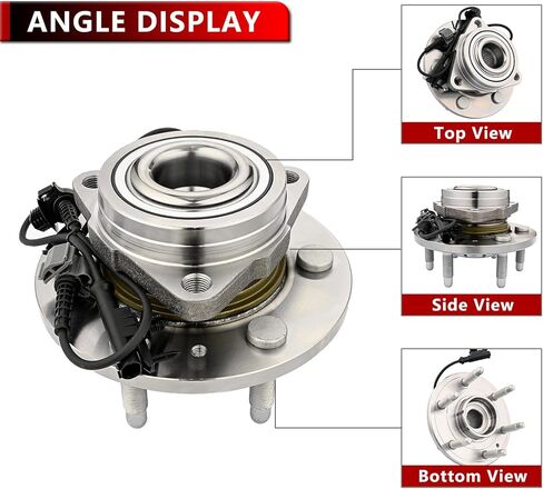 515096 4WD Front Wheel Hub and Bearing Assembly for Cadillac Escalade, for GMC Yukon, for 2007-2014 Chevy Tahoe, for Cadillac Escalade EXT, for Chevy Avalanche, for 2007-2013 GMC Sierra 1500 in Kuwait