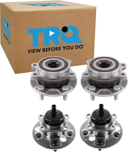 TRQ 2 Piece Wheel Bearing & Hub Assembly Set Compatible with 2008-2015 Scion xB in Saudi Arabia