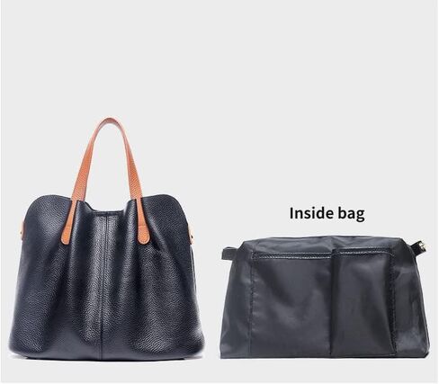 Genuine Leather Crossbody Bag for Women - Convertible Shoulder Tote Messenger Purse with Inner Pocket for Travel Daily Use in Saudi Arabia