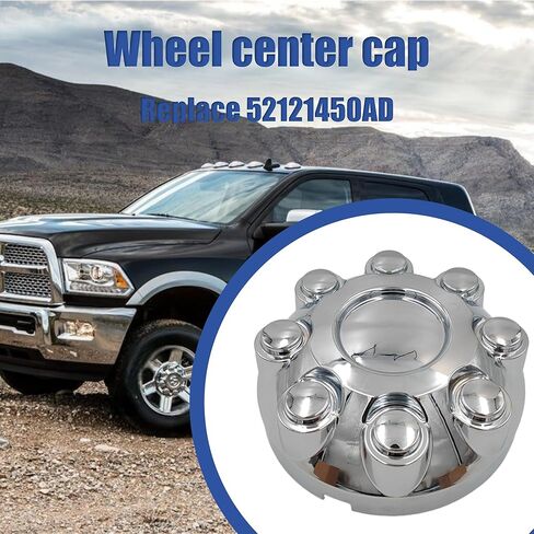 52121450AA 52121450AD Chrome Wheel Hub Center Cap 8-Lug 8.46in for Dodge Ram 2500 3500 2003-2013 Replaces 52121450AB 52121450AD.7 OXY18PAKAA in Saudi Arabia