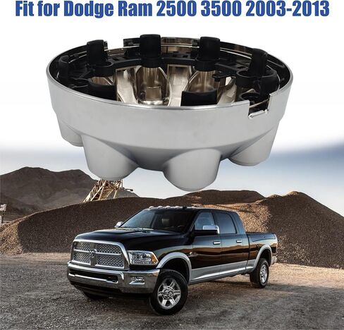 52121450AA 52121450AD Chrome Wheel Hub Center Cap 8-Lug 8.46in for Dodge Ram 2500 3500 2003-2013 Replaces 52121450AB 52121450AD.7 OXY18PAKAA in Saudi Arabia