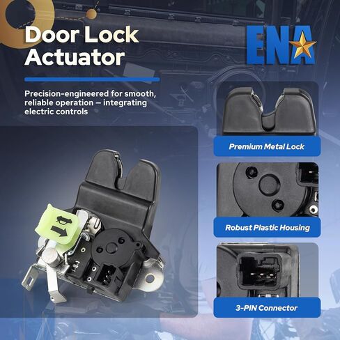 ENA Power Door Lid Lock Latch Actuator Assembly Rear Liftgate Trunk Compatible with Kia Optima 2011 2012 2013 2014 2015 Replacement for 81230-2T001 812302T001 812302T000 81230-2T000 in Saudi Arabia