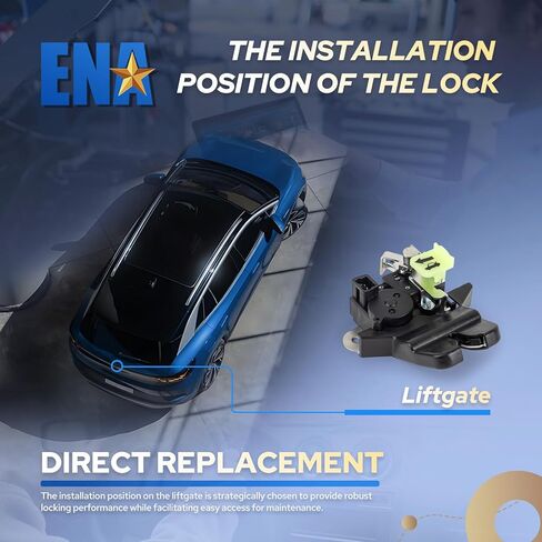 ENA Power Door Lid Lock Latch Actuator Assembly Rear Liftgate Trunk Compatible with Kia Optima 2011 2012 2013 2014 2015 Replacement for 81230-2T001 812302T001 812302T000 81230-2T000 in Saudi Arabia
