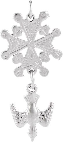 24.5x12mm Huguenot Cross Crucifix Charm Pendant (24mm x 12mm) in Saudi Arabia