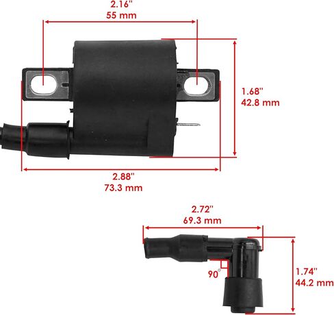 Caltric Ignition Coil Compatible with Honda 250 Fl250 Fl-250 Nx50M 1981-1984 in Saudi Arabia